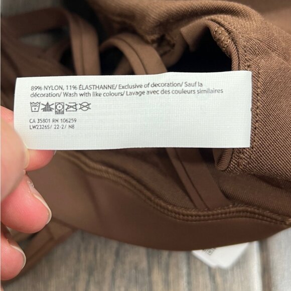 Lululemon NWT Energy Bra *Medium Support, B–D Cups Java - Picture 11 of 12